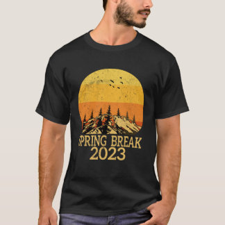Camiseta Montaje de primavera de la familia Spring Break Su