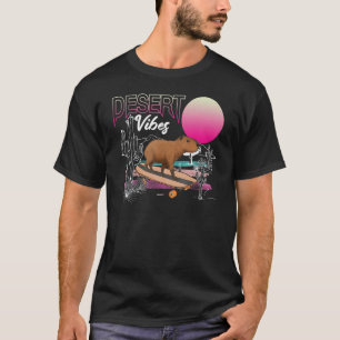 Camiseta Montaje de vibraciones del desierto del desierto d