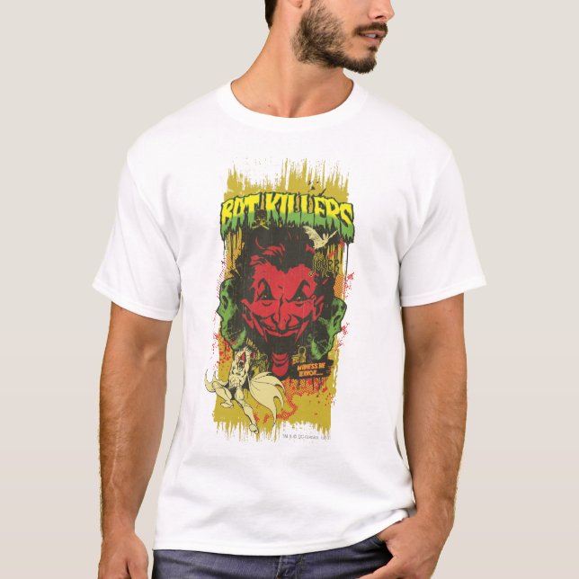 Camiseta Montaje del libro de historietas Joker Retro (Anverso)