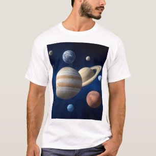 Camiseta Montaje del sistema solar