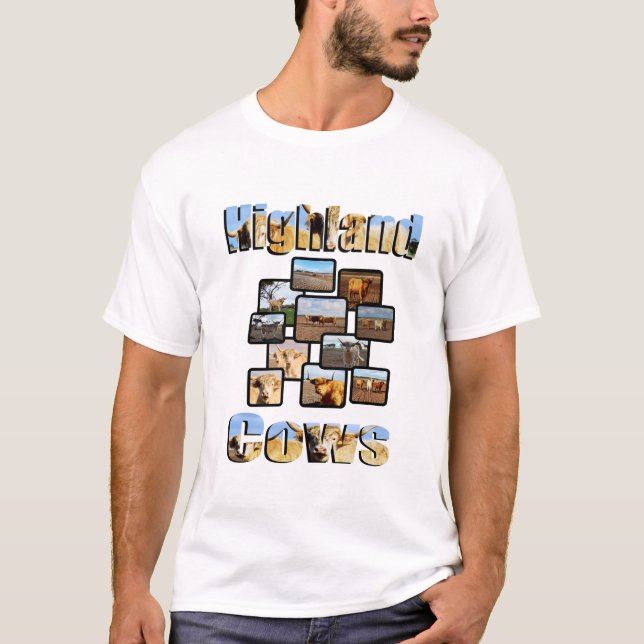 Camiseta Montaje Y Logo De Las Vacas Altas, (Anverso)