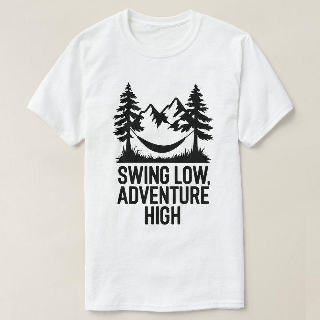 Camiseta Montaña Adventure Hammock Cita Natural al aire lib (Diseño del anverso)
