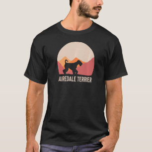 Camiseta Montaña Airedale Terrier para amantes de los perro