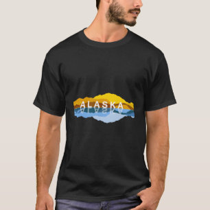 Camiseta Montaña Alaska Reflexiones sobre montaña Denali