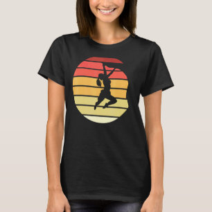 Camiseta Montaña alpina de escalada de roca retro Boulderin