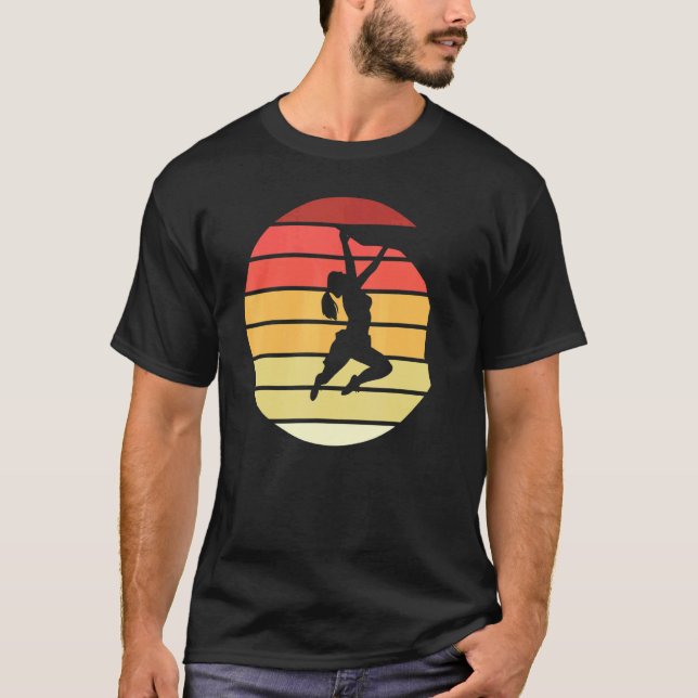 Camiseta Montaña alpina de escalada de roca retro Boulderin (Anverso)