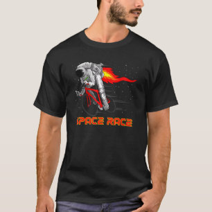Camiseta Montaña astronauta de astronomía celestial de raza