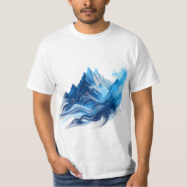 Camiseta Montaña azul