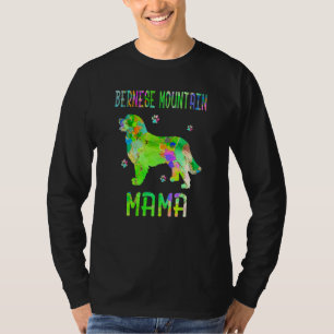 Camiseta Montaña Bernesa Mama Colorful Dog Mom