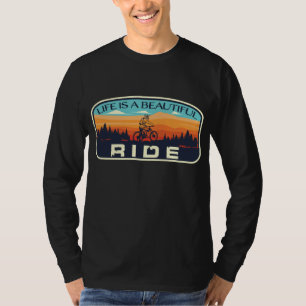 Camiseta Montaña Bicicleta Ciclismo Retro MTB Trail Enthu