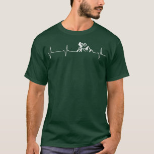 Camiseta Montaña Bicicleta Hearth divertido amante de la bi