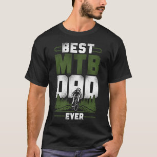 Camiseta Montaña Bicicleta Mtb Mejor Padre De Mtb