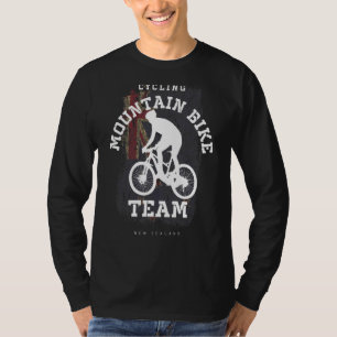 Camiseta Montaña Bicicleta Nueva Zelanda Mtb Bajhill Biker 