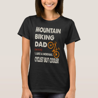 Camiseta Montaña Bicicleta Papá Bicicleta Pero Padre Guay