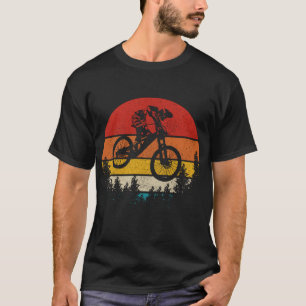 Camiseta Montaña Bicicleta Vintage Retro descenso Bicicleta