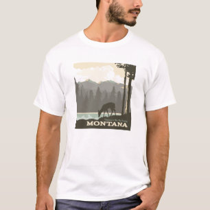 Camiseta Montana   Bienvenidos a Big Sky Country