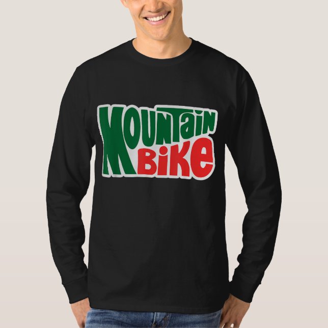 Camiseta Montaña Bike Dew Style Tema gráfico al aire libre (Anverso)