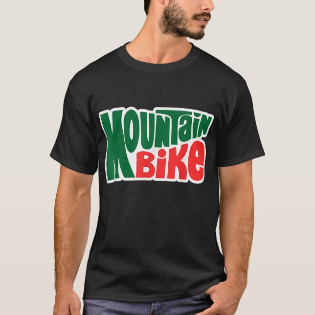 Camiseta Montaña Bike Dew Style Tema gráfico al aire libre (Anverso)