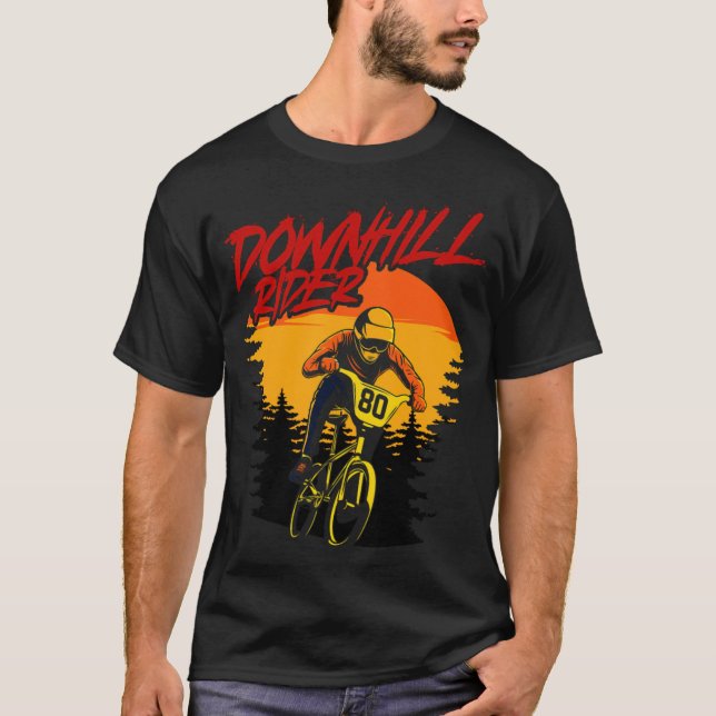 Camiseta Montaña Bike Downhill Rider Ciclismo Bicicleta MTB (Anverso)