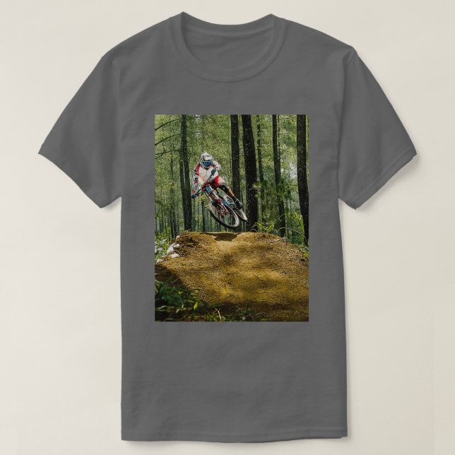Camiseta Montaña Biker sobre Salto (Diseño del anverso)