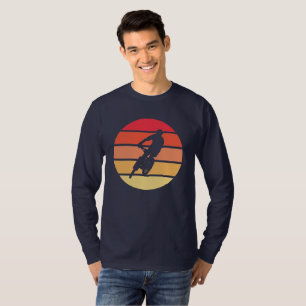 Camiseta Montaña Biking en ropa Retro Sunset Stripe