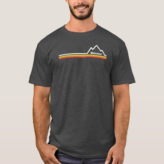 Camiseta Montaña blanca (Anverso)