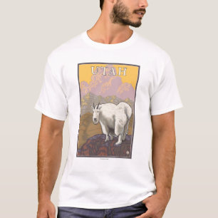 Camiseta Montaña blanca GoatUtah