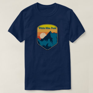 Camiseta Montaña Blanca Pico Amanecer de California