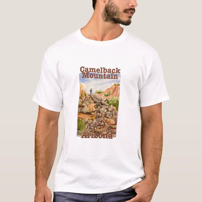 Camiseta Montaña Camelback, Arizona (Anverso)