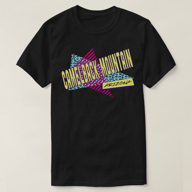 Camiseta Montaña Camelback Arizona Orgullo Ninet de los año (Diseño del anverso)