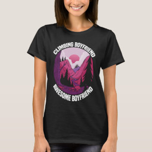 Camiseta Montaña Climbing Rock Climb Boyfriend