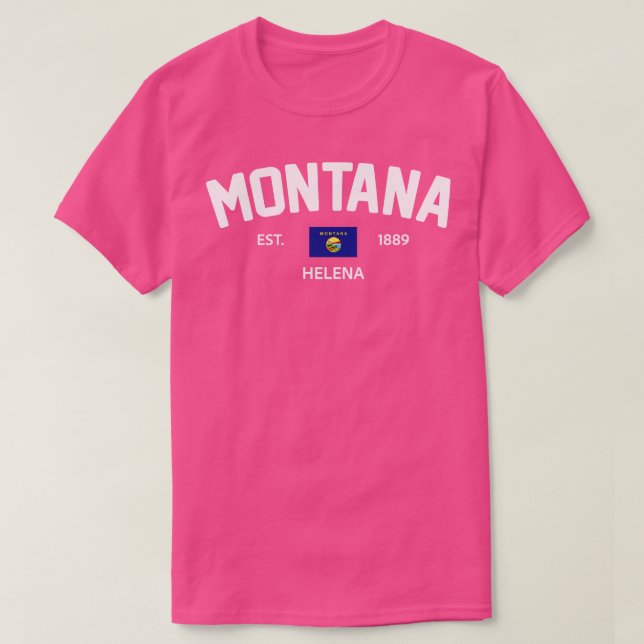 Camiseta Montana Collegiate Preppy (Diseño del anverso)
