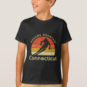 Camiseta Montaña Connecticut de esquí de vintage Mohawk