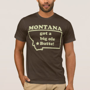 Camiseta Montana consiguió una mota (vieja) vieja grande