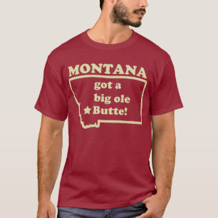 Camiseta Montana consiguió una mota (vieja) vieja grande