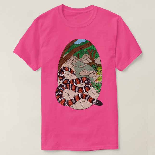 Camiseta Montaña costera Kingsnake Lampropeltis zonata mult (Diseño del anverso)