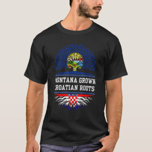 Camiseta Montana Creció Con Raíces Croatas Croacia