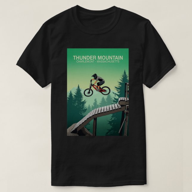 CAMISETA MONTAÑA DE ALTA BICICLETA (Diseño del anverso)