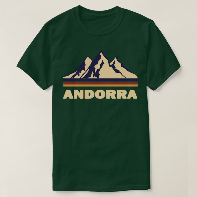 Camiseta Montaña de Andorra (Diseño del anverso)