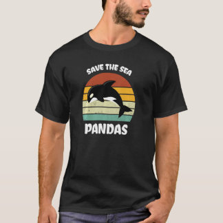 Camiseta Montaña de ballena asesina delfín orca Salven el m
