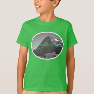Camiseta Montaña de Eiger de la cara norte de la subida