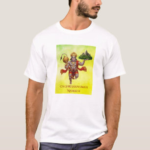 Camiseta Montaña de elevación de vuelo Lord Hanuman