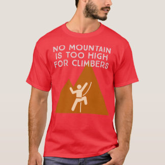 Camiseta Montaña de escalada de rocas