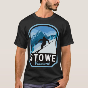 Camiseta Montaña de esquí Stowe Vermont