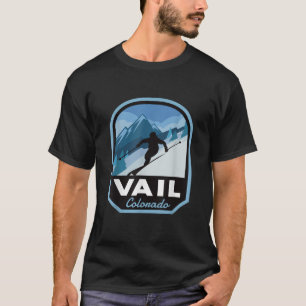 Camiseta Montaña de esquí Vail Colorado