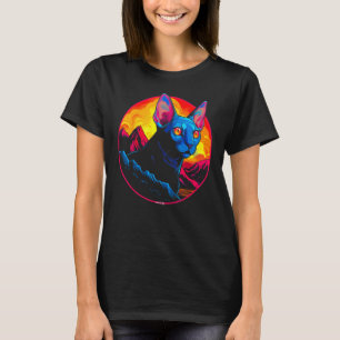 Camiseta Montaña de gato sin pelo Sphynx