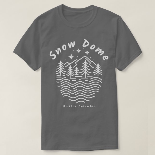 Camiseta Montaña de la nieve en Columbia Británica  (Diseño del anverso)