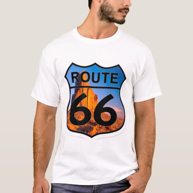 Camiseta montaña de la ruta 66 (Anverso)