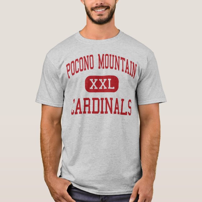 Camiseta Montaña de Pocono - cardenales - joven - (Anverso)