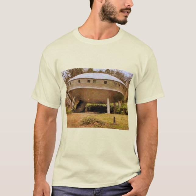 Camiseta Montaña de señal, pintura de OVNI TN (Anverso)